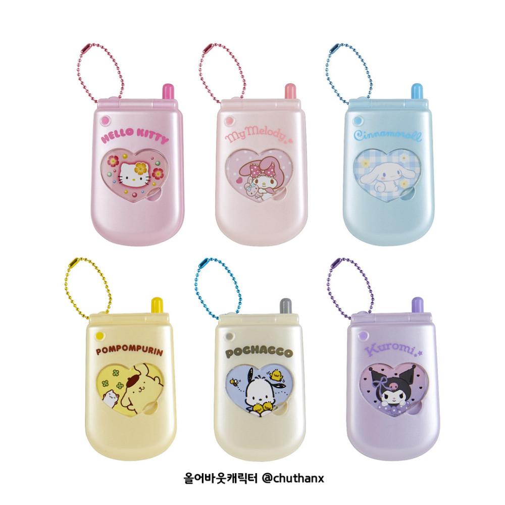 산리오 코갸루 포토홀더 세트 (헬로키티,마이멜로디,쿠로미,포차코,시나몬롤,폼폼푸린)