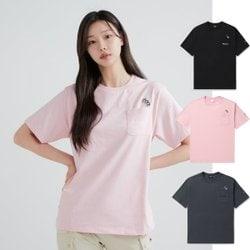 24SS 정상가69000남여공용 킨조 바시티 포켓 반팔티셔츠 DXRS5S043