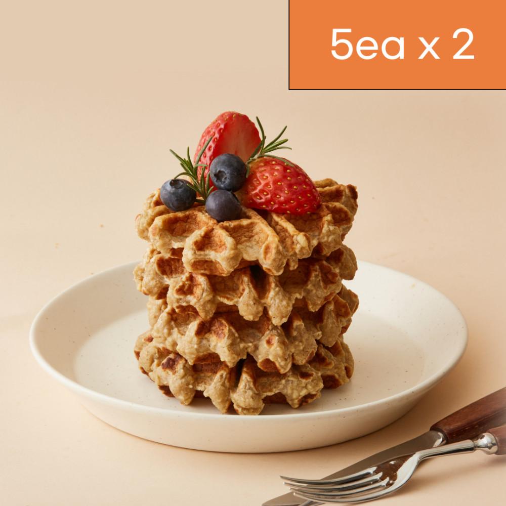 [뉴트리그램] 노밀가루 노설탕 오트밀와플 오와플 2주팩 (10개입)