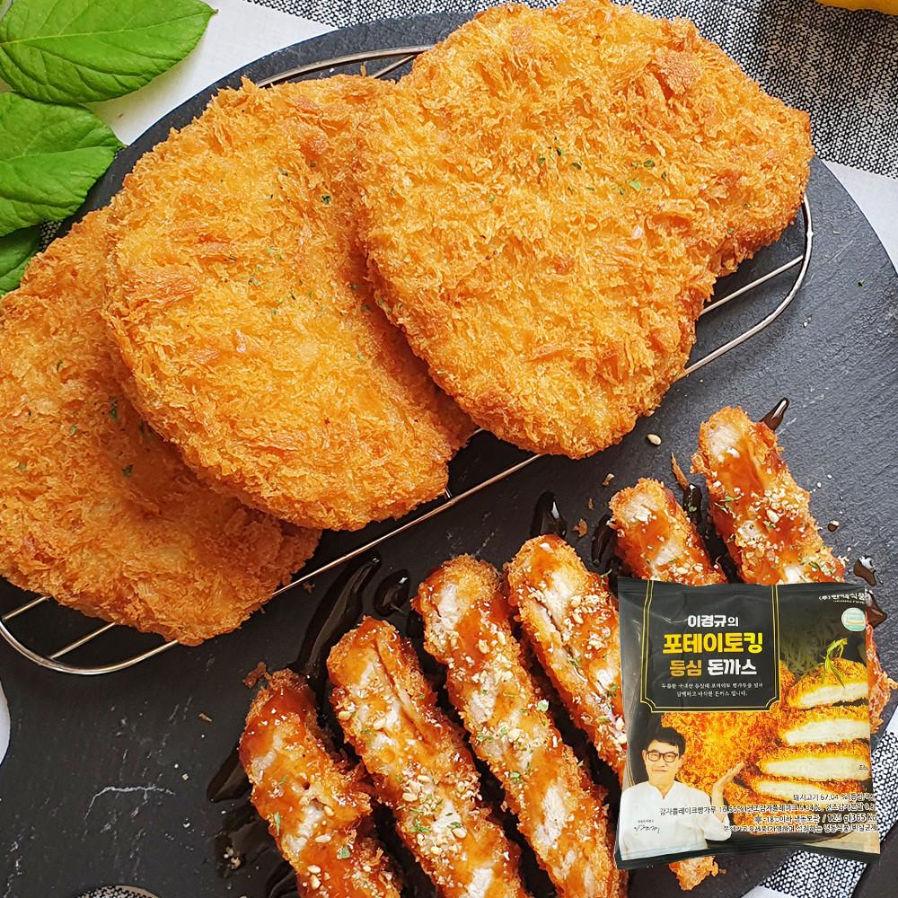 [이제이푸드스토리] 통 등심 돈까스 맛있게 튀겨나온 에어프라이어 가능