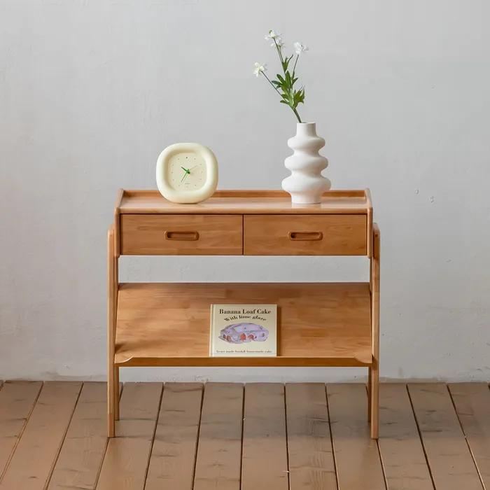 [장미맨숀] 리브 협탁 02 (내추럴)