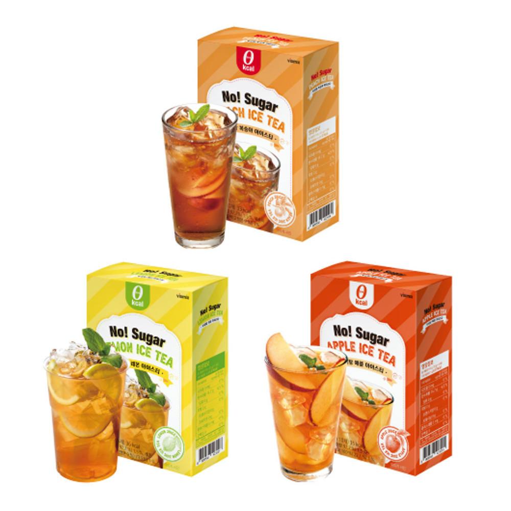 제로슈가 제로칼로리 아이스티 복숭아 레몬 애플맛 0칼로리 무설탕 음료