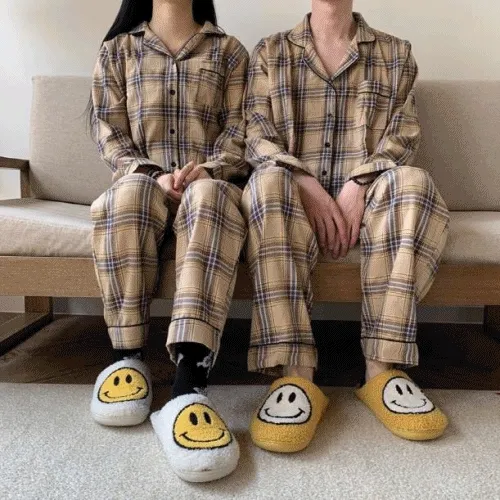 [시즌오프 팔고땡🙅/9900원균일가] 데일리 체크/캐릭터/긴팔/반팔 파자마 파티 커플 잠옷 여행 우정 여성 잠옷 여성파자마 커플파자마 파자마세트 홈웨어 잠옷세트 잠옷원피스 홈파티