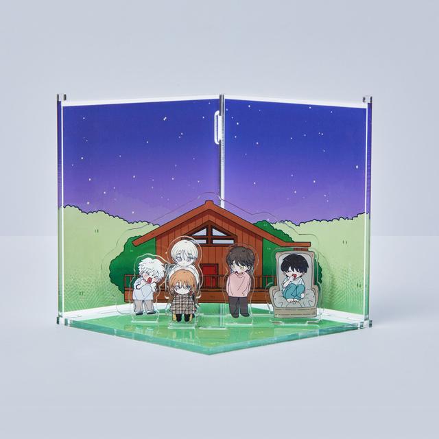 숲속의 담 아크릴 룸 디오라마