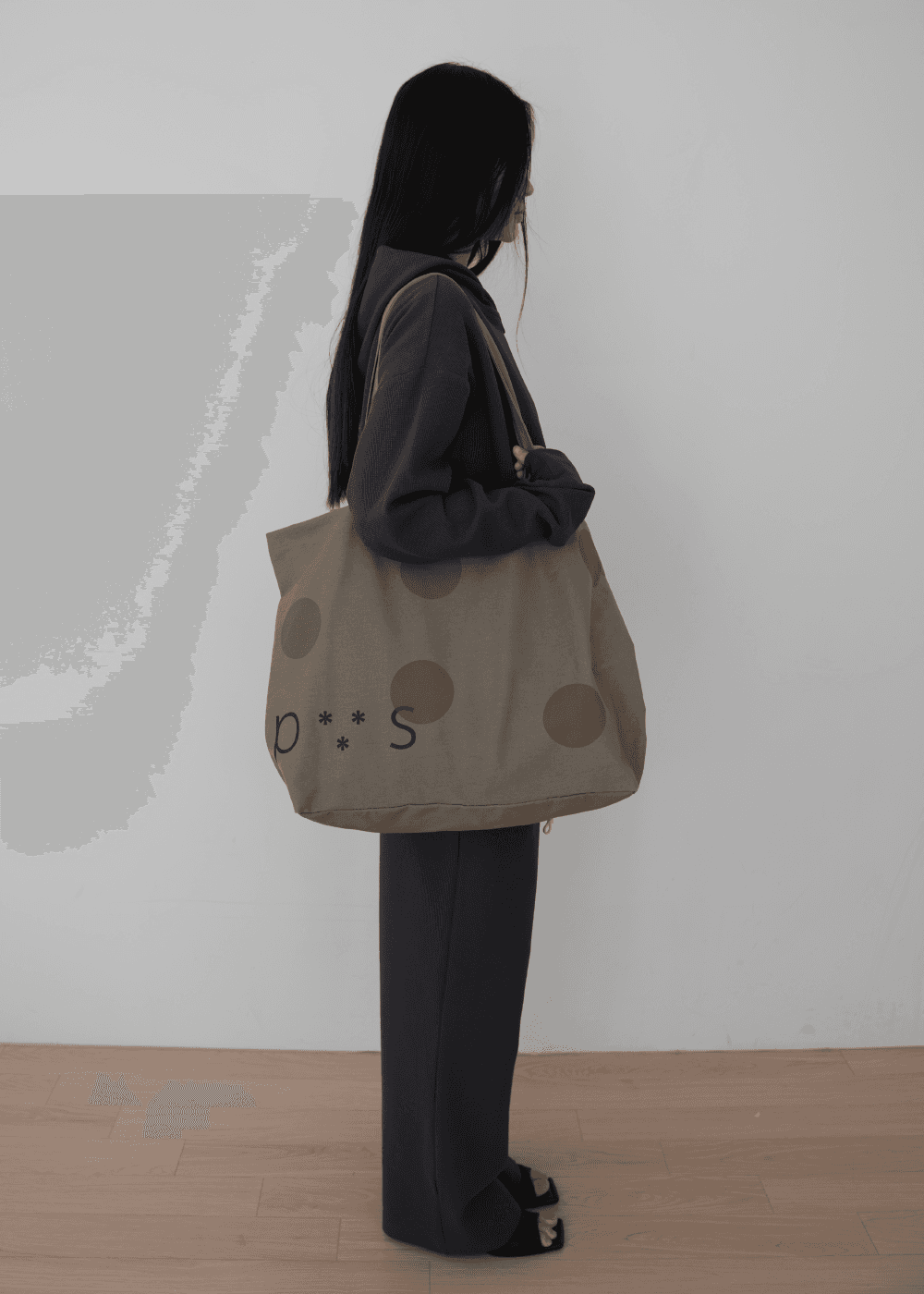 PVS Dot Button Bag / Khaki