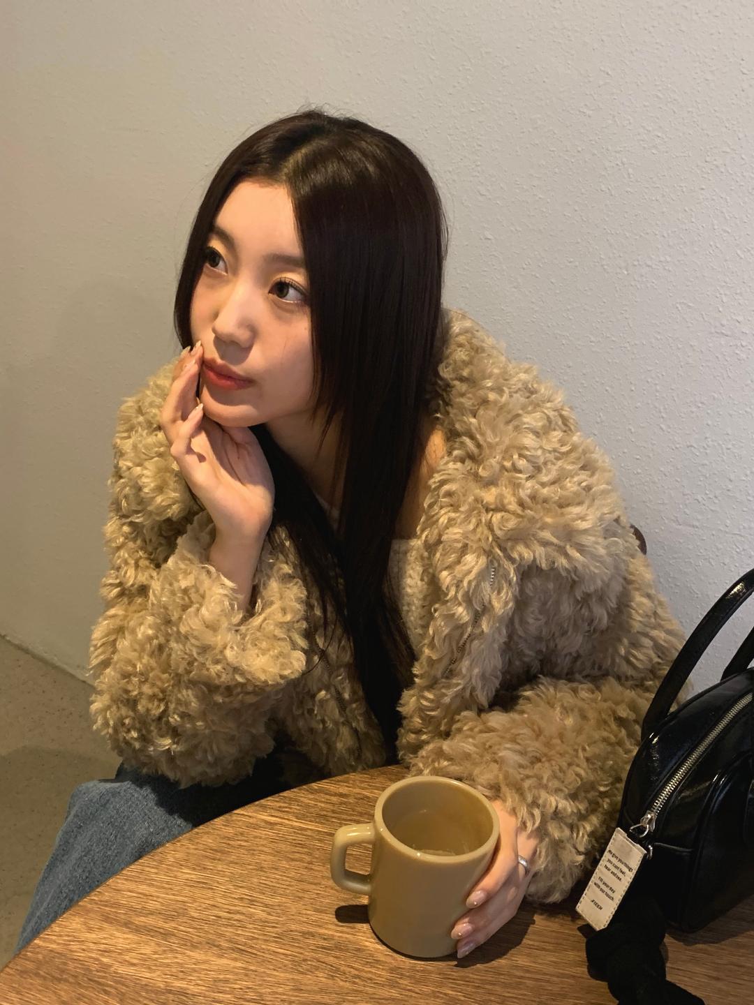 베이비퍼자켓(연말룩,겨울아우터)