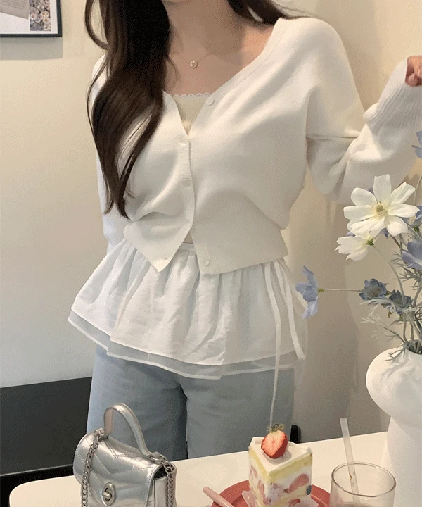 러빈 레이어드 랩 스커트 sk