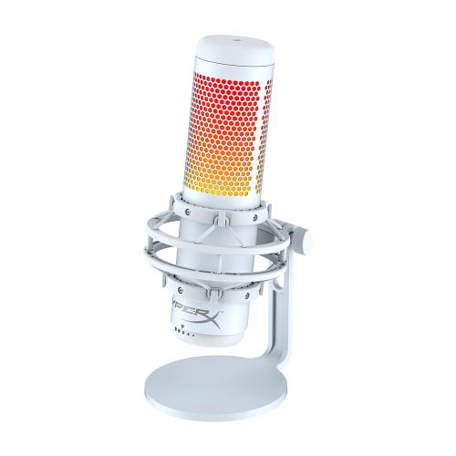 쿼드캐스트 S 게이밍 방송용 유선 마이크(화이트)