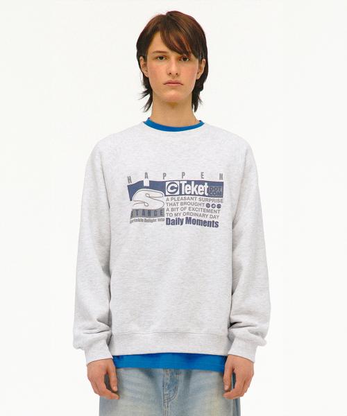 HP Sweatshirt Melange Gray