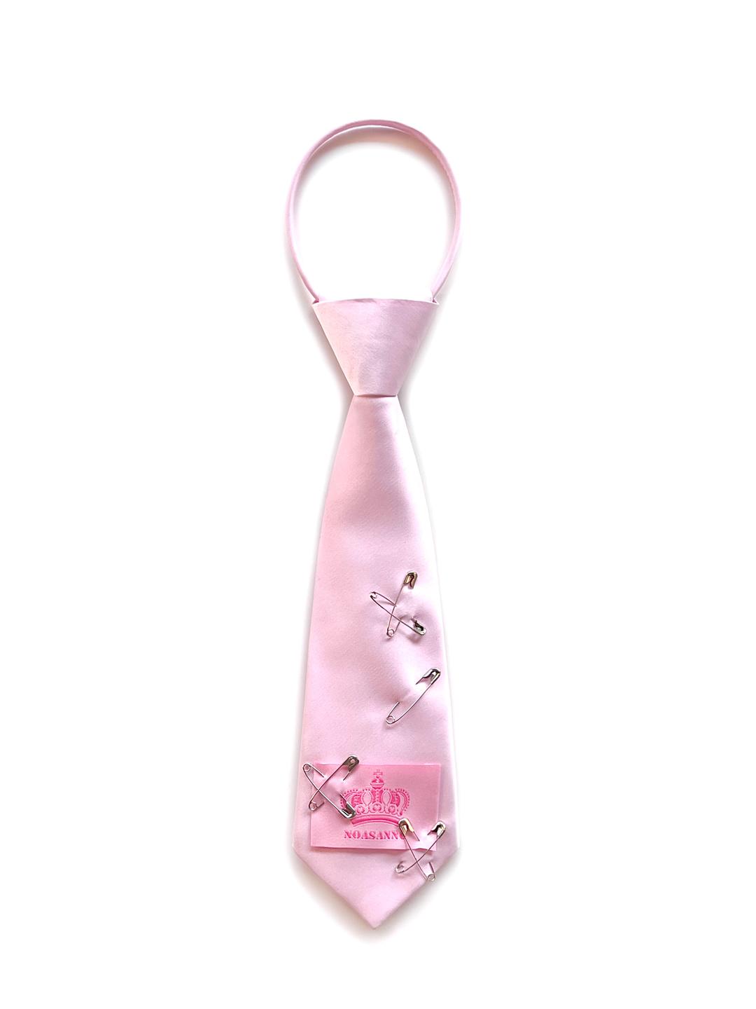 Noasanno Logo tie (pink)