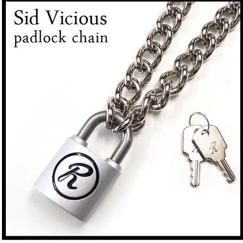 [타이거오브런던] 섹스피스톨즈 시드비셔스 시드 R 자물쇠 체인 목걸이