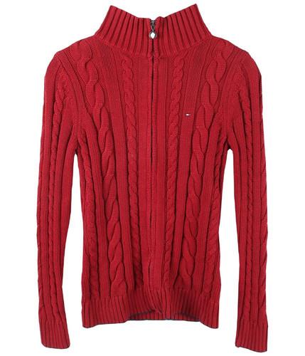 TOMMY HILFIGER 타미 힐피거 코튼 100% 가디건 여 (S)