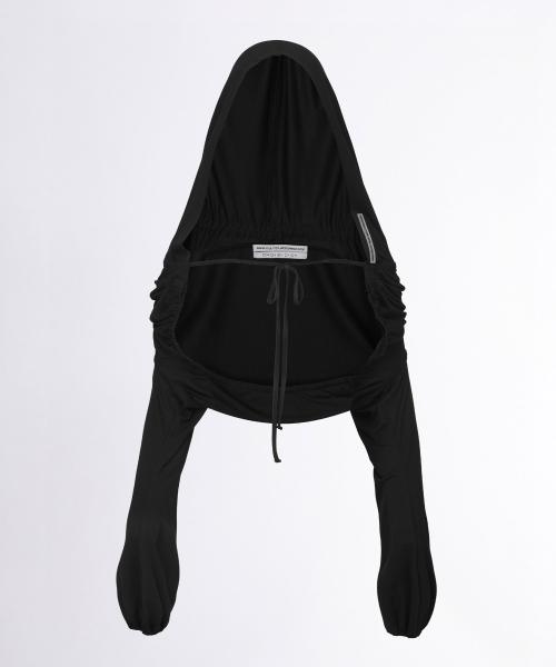 Jersey Priest Hoodie Bolero Black