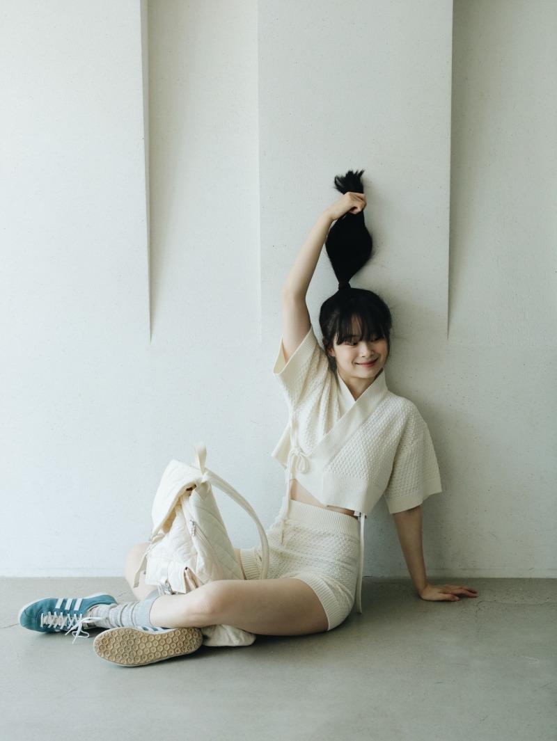 [ 구 도 ] 저고리 - 순백색