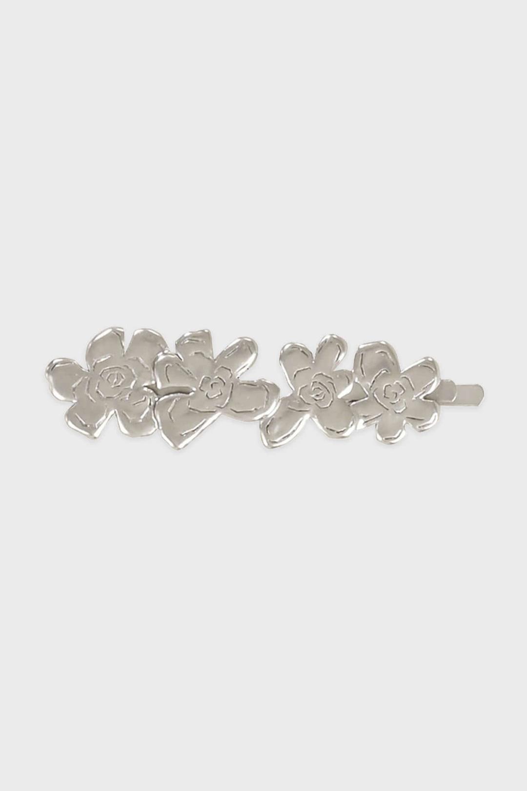 Gathered Petals Hairpin (Silver)
