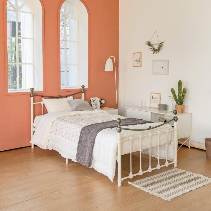 소그노 철제침대 싱글 (SINGLE, WHITE ONLY)