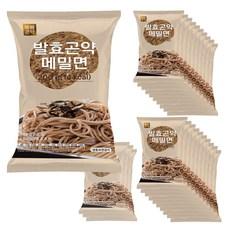 [그냥 넣어 드시면 되는 부드럽고 쫄깃한 저칼로리 저탄수화물] 발효곤약 메밀면 8/16/24팩, 200g, 24개