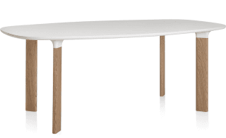 JH63 / 아날로그 다이닝 테이블 / 185cm x 105cm / 화이트, FRITZ HANSEN