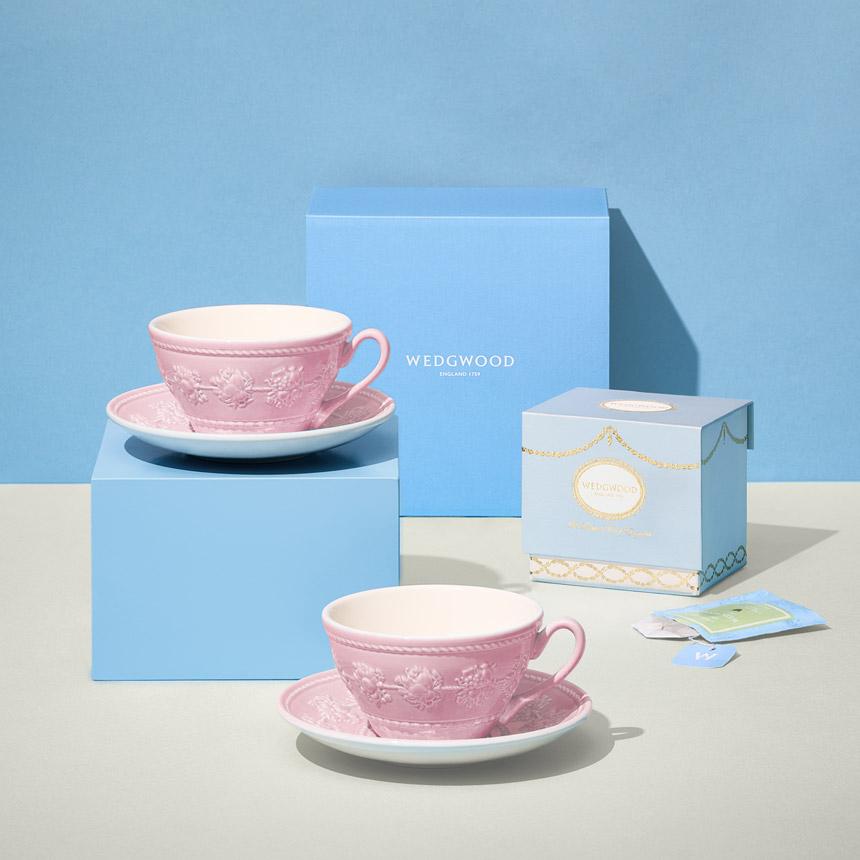 [단독] "NEW 컬러 런칭" 웨지우드 티타임 선물 세트 3종 택1 (커피잔 2인+TEA 16입)