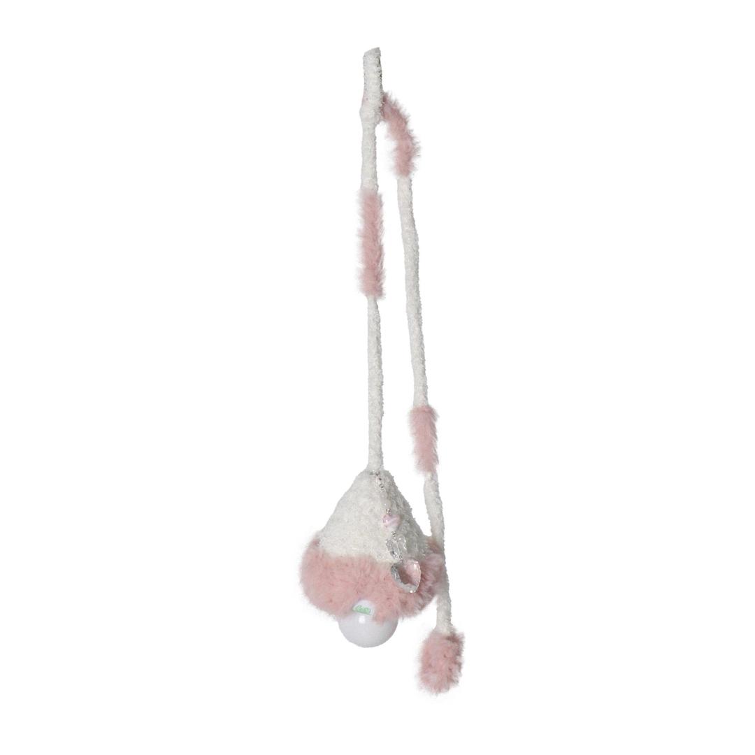 fluffy pink cozy light