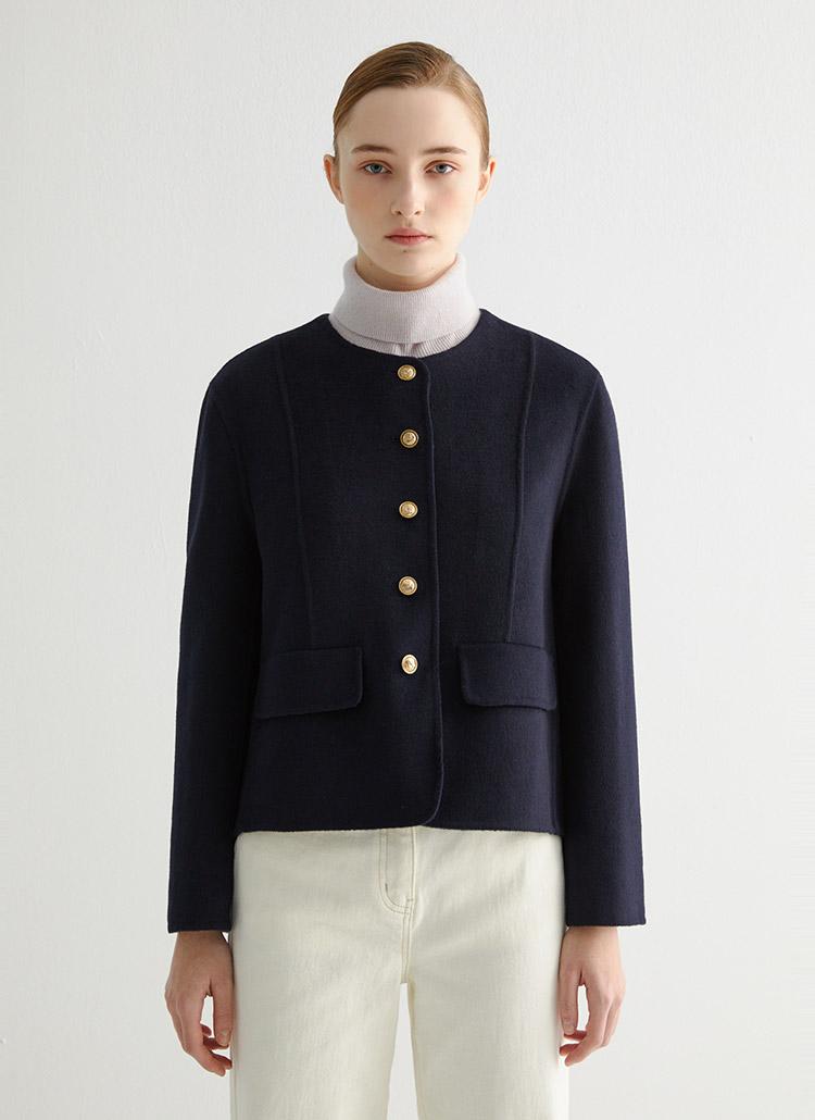 울 캐시미어 핸드메이드 자켓_SWHJKO41010