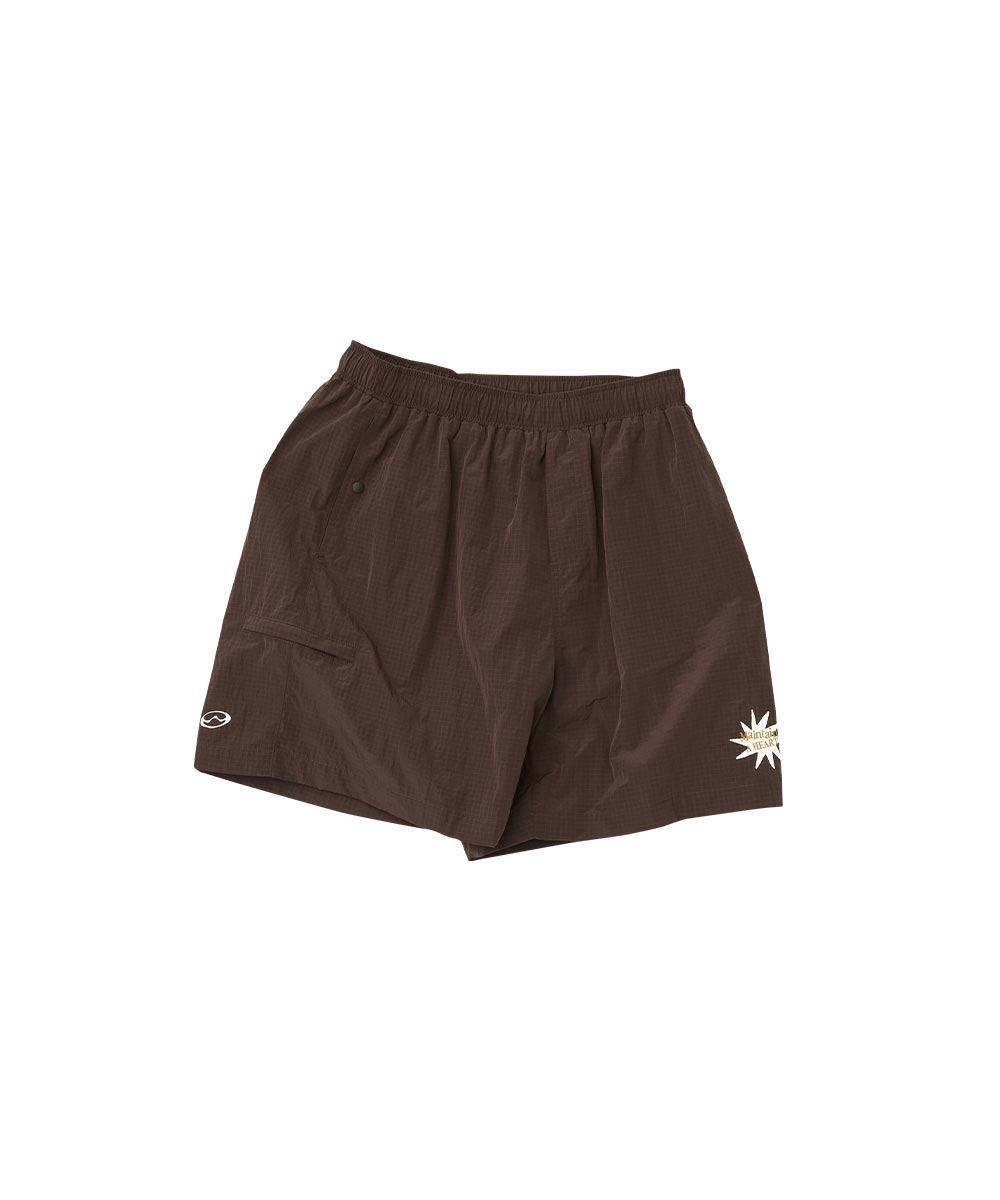 Logo Shorts_Dark Brown