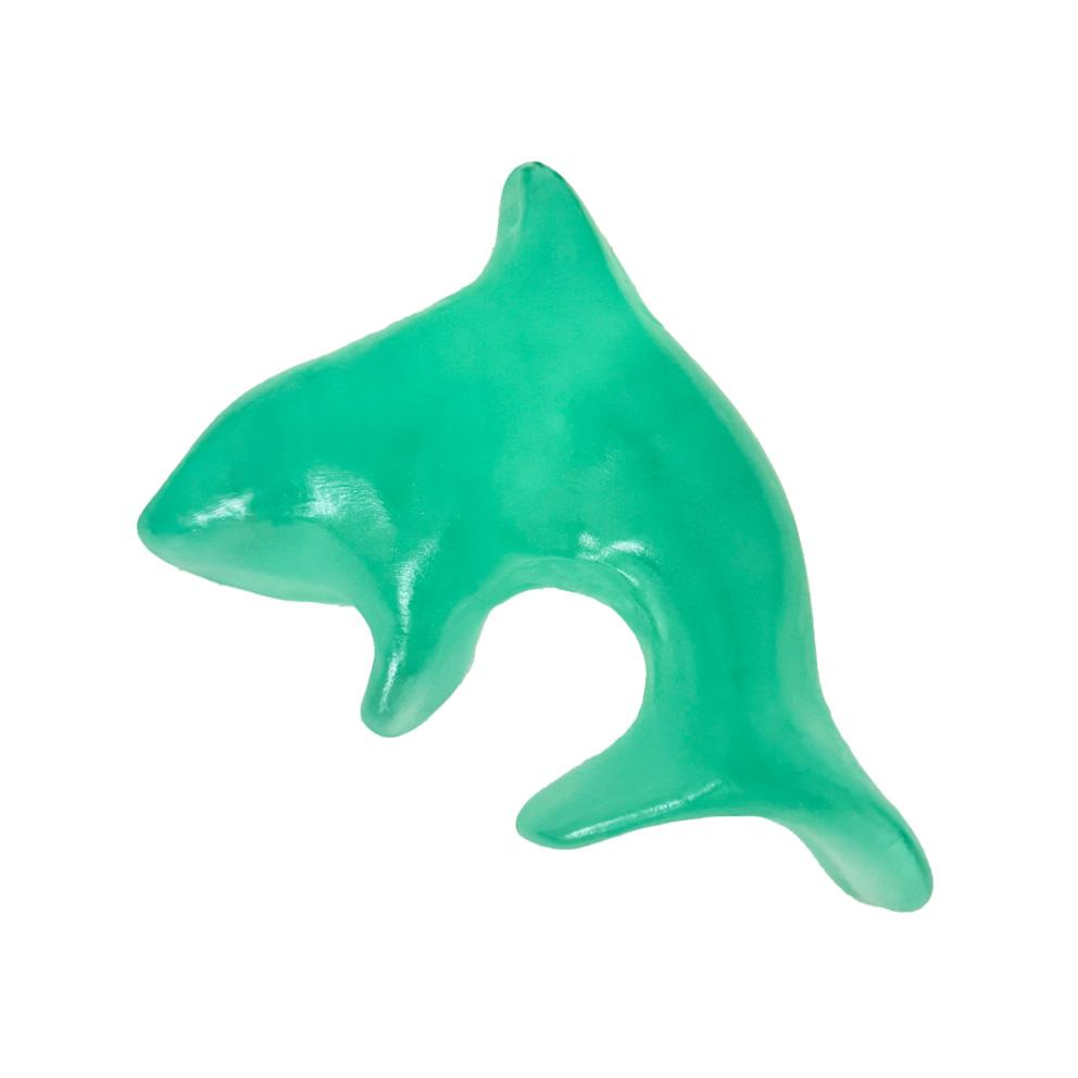 Scented objet soap dolphin green