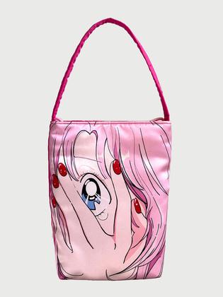 & SPEAK LOVE WAITS ANIMATION 2-WAY BAG PINK