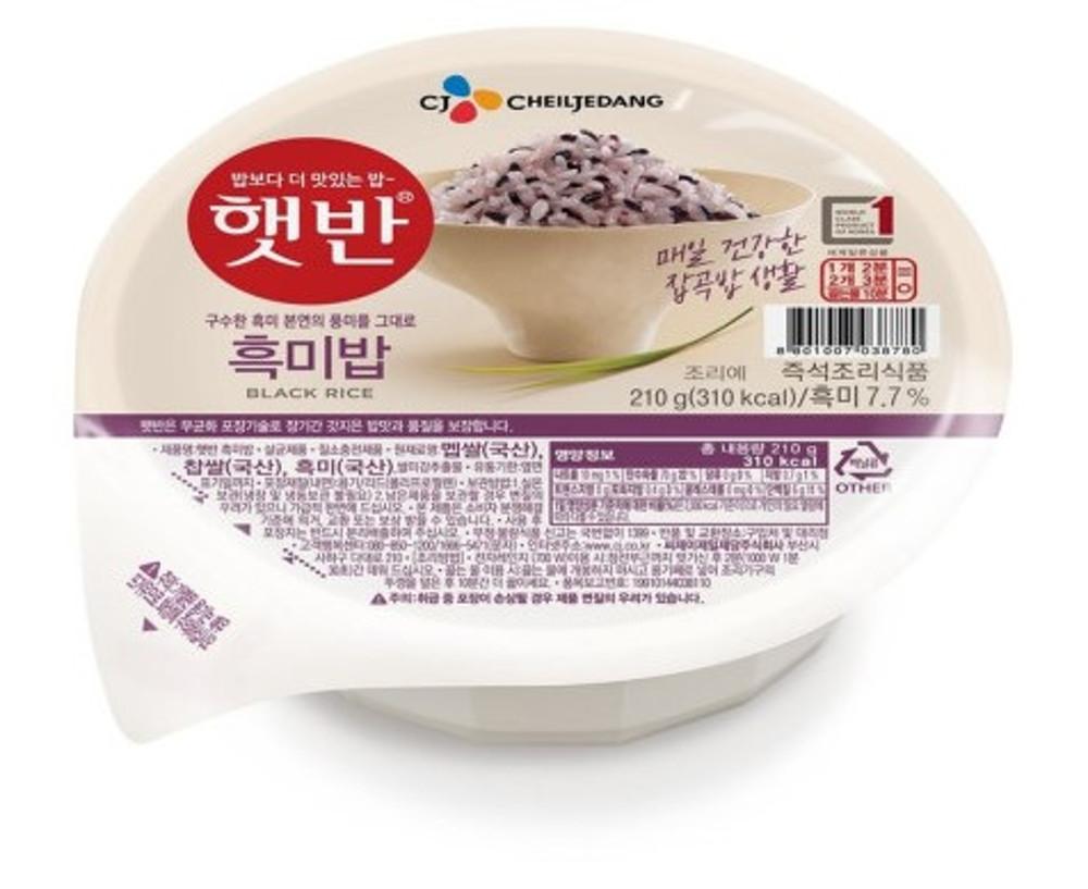 CJ제일제당 햇반 흑미밥 210g