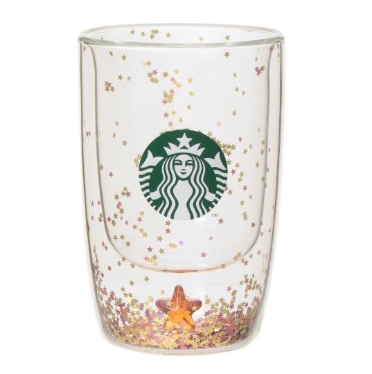 스타벅스 2025 홀리데이 로고 더블 월 내열 글라스 355ml