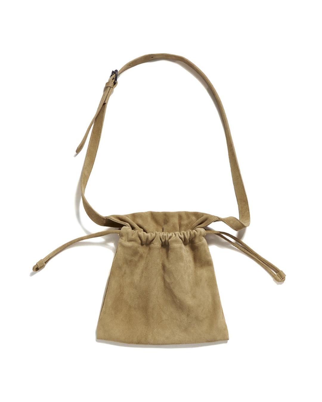 APRON LEATHER BAG / SAND BEIGE