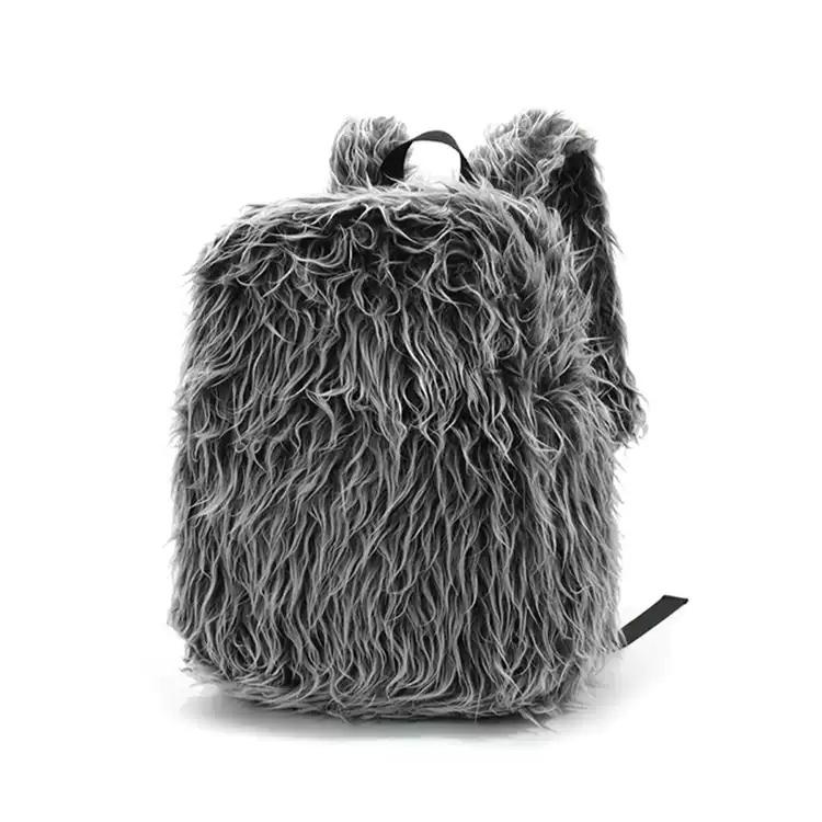 TZ killer 퍼 백팩 컬러풀 플러스 빅사이즈 털 가방 6color