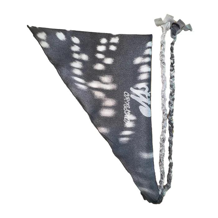 Cowhide Print Head Scarf, Smudge