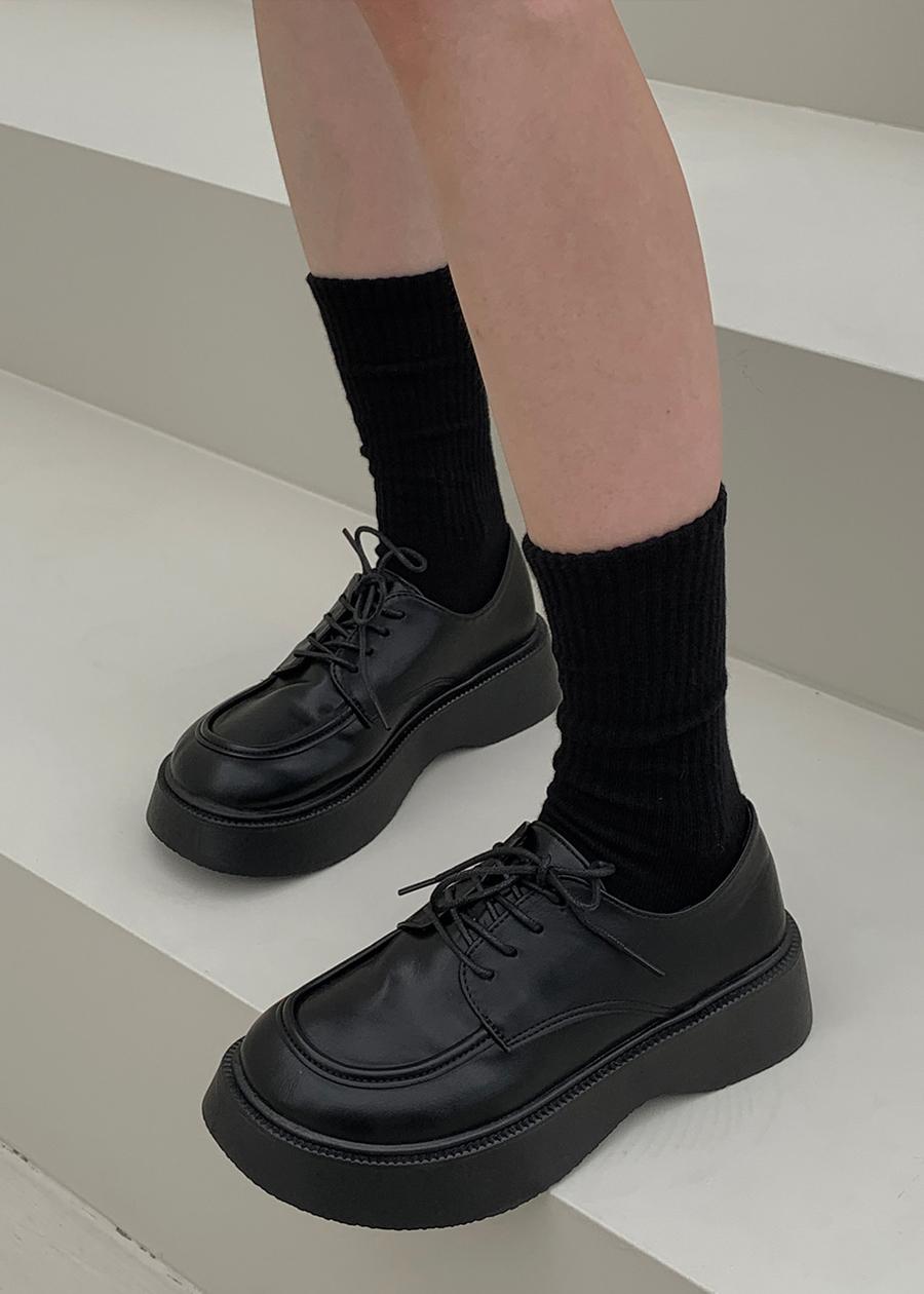 블랙업 [7천족판매] 셰이켄 플래폼 로퍼