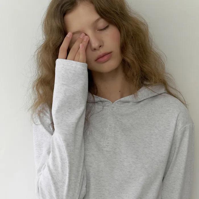 Molly hoodie t-shirt (melange gray)
