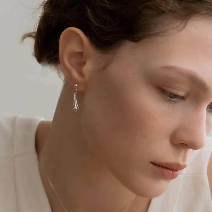 Long Shell Drop Earring