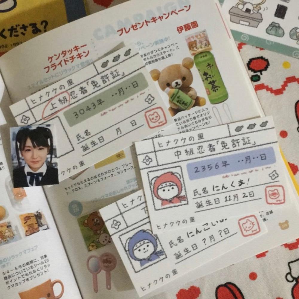 히나쿠우 닌닌! 닌자쿠우 카드 set