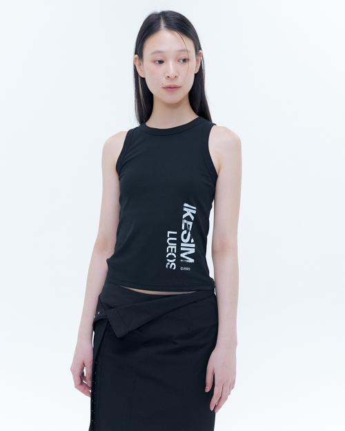 Ikesim sleeveless BLACK