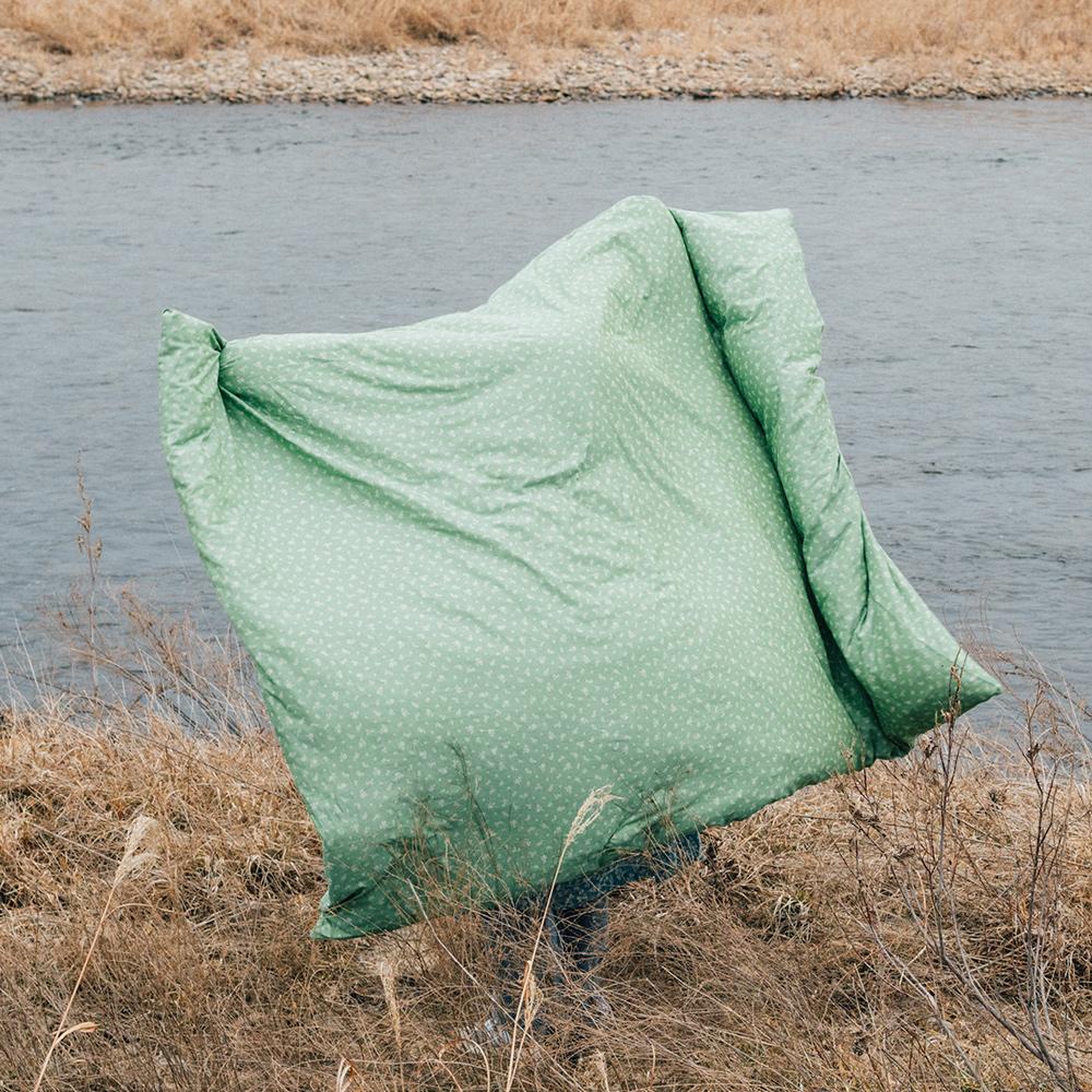 스윙플라워 그린 이불커버