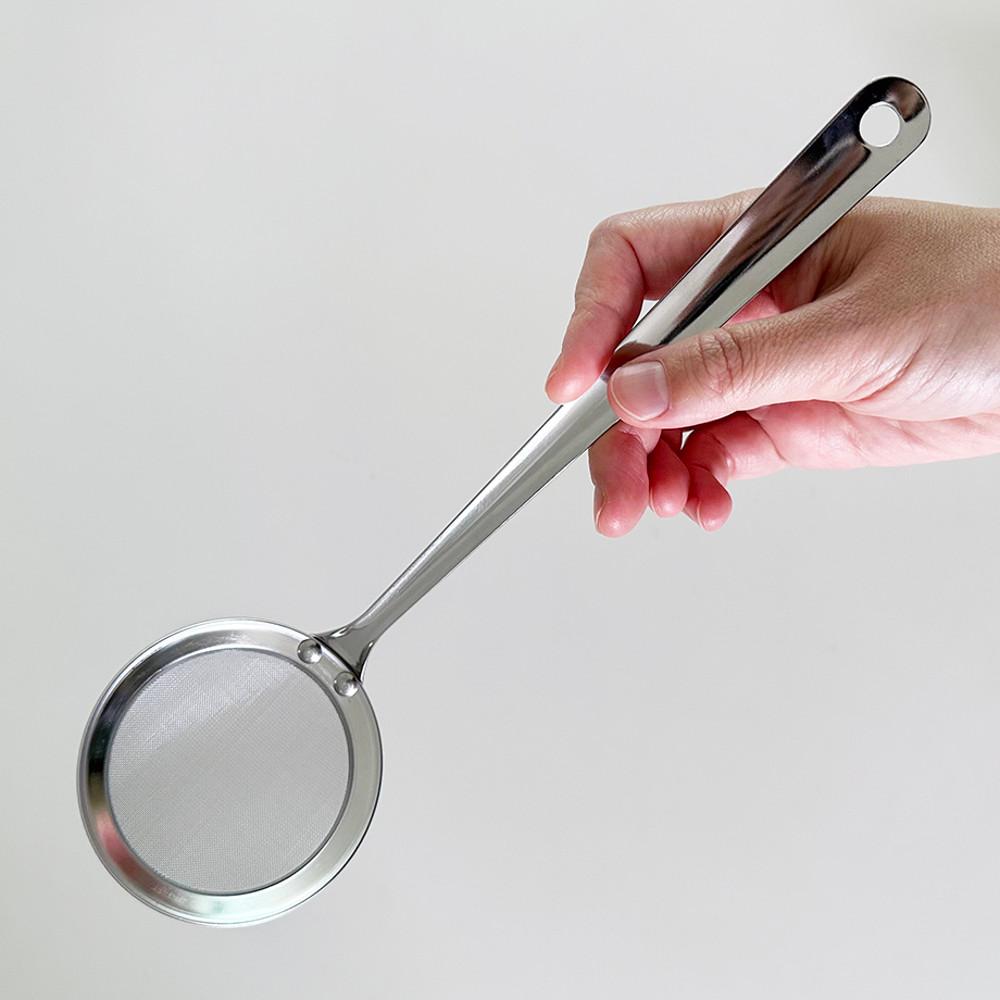라미스홈 일본 고급형 SM 스텐 미세 거름망 거품국자 뜰채 거품건지개 거품건지기
