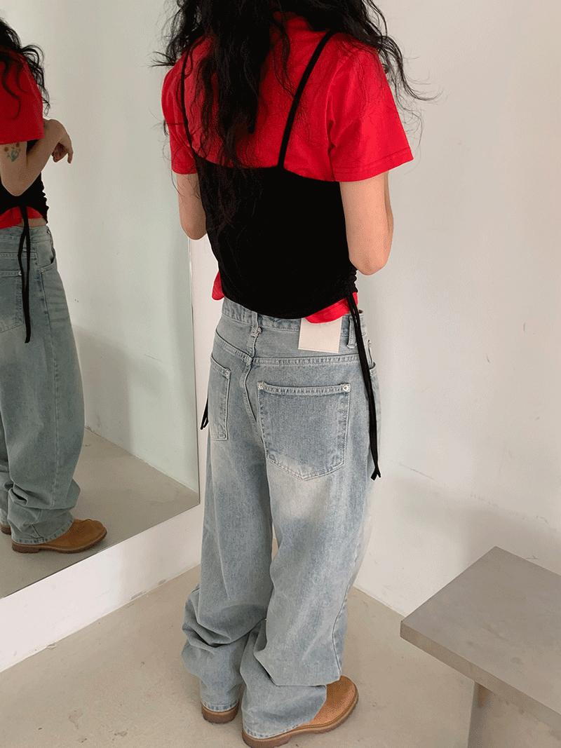 더언더블 BLUE CAT REGULAR JEAN