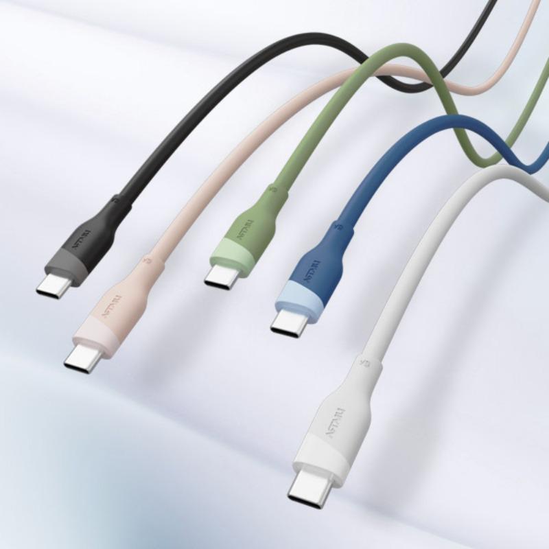 실키 C타입 to C 100W 240W 5A PD 고속충전 케이블 50cm