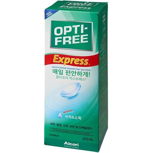 옵티프리 익스프레스 렌즈 세정액, 470ml, 1개 - 렌즈세정/보존액 | 쿠팡
