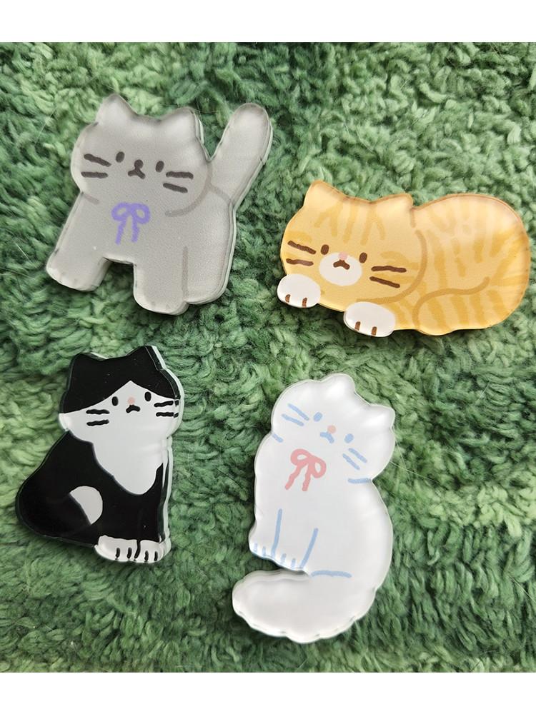 고양이다방 고양이 모양 마그넷