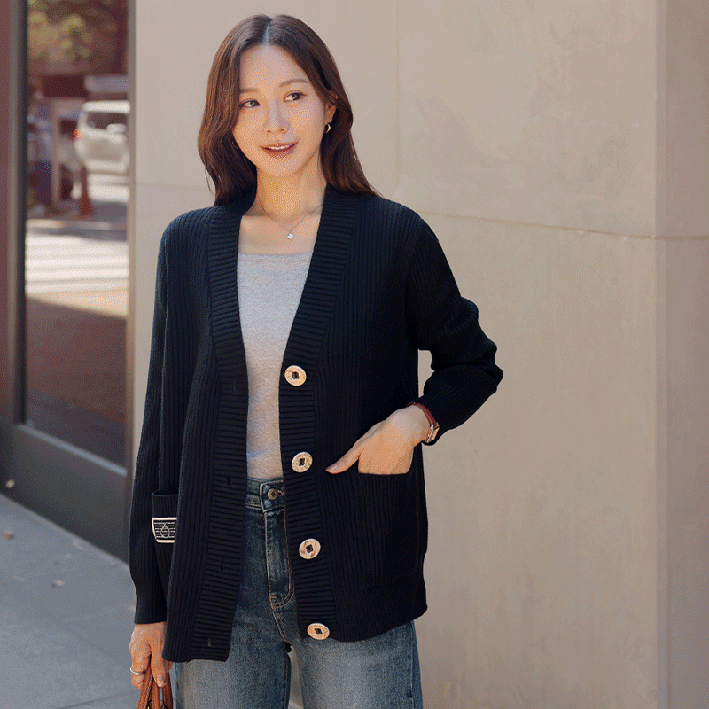 켄힐패치 비스코스가디건