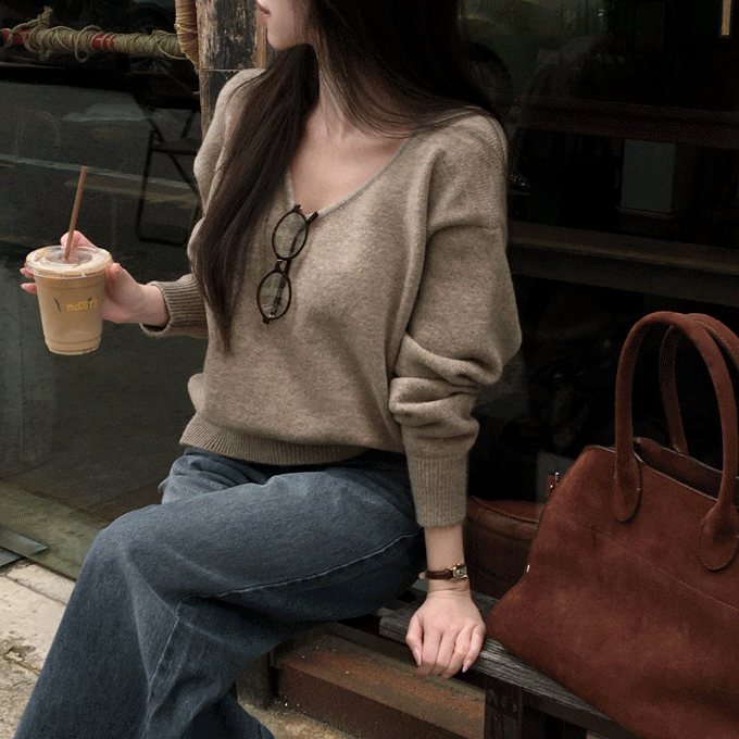 히니크 [단독진행][가을신상] 타엘 울10% 니트 -6 color