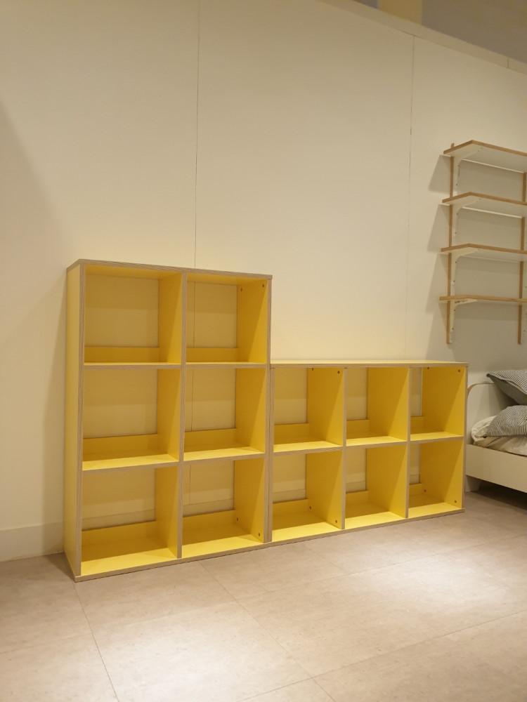 오노홈 칼라책장 2단 3단 컬러 책꽂이 오픈 교구장 전면