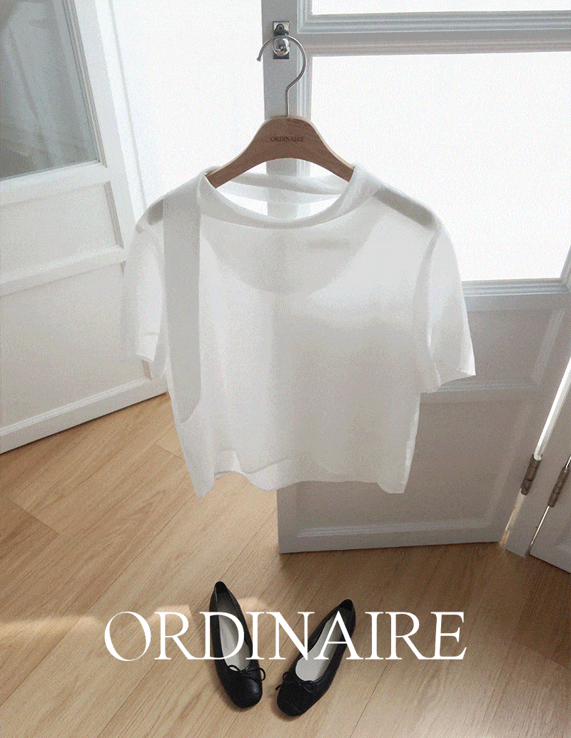 가내스라 [🌴얼리썸머] [ordinaire] 썸머 히즐 타이 블라우스 (3color/단독주문시오늘출발)
