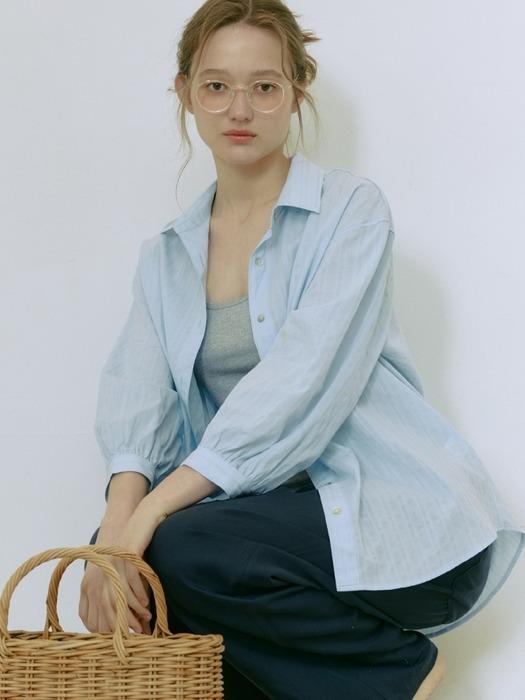 셔드 썸머 셔츠_Sky