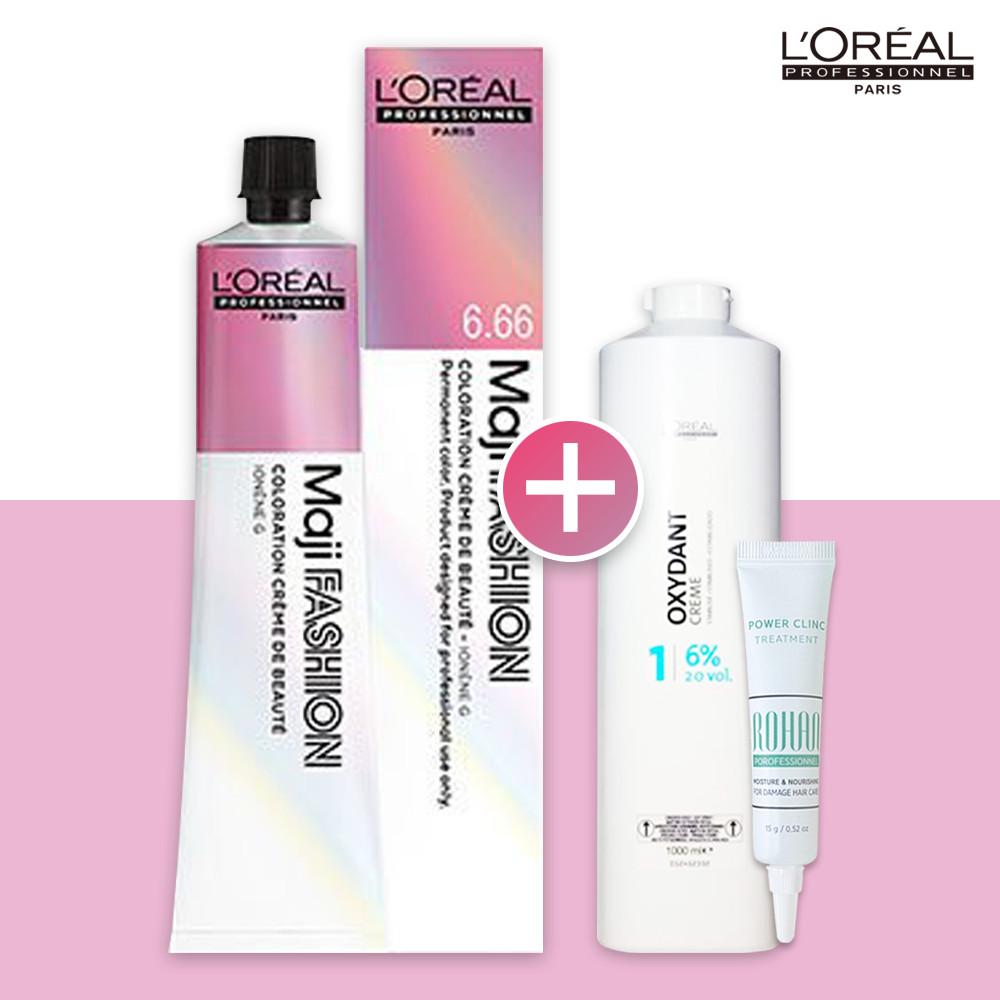 로레알 염색약 마지렐 마지패션 6.66 칠리 레드 브라운 커버 50g